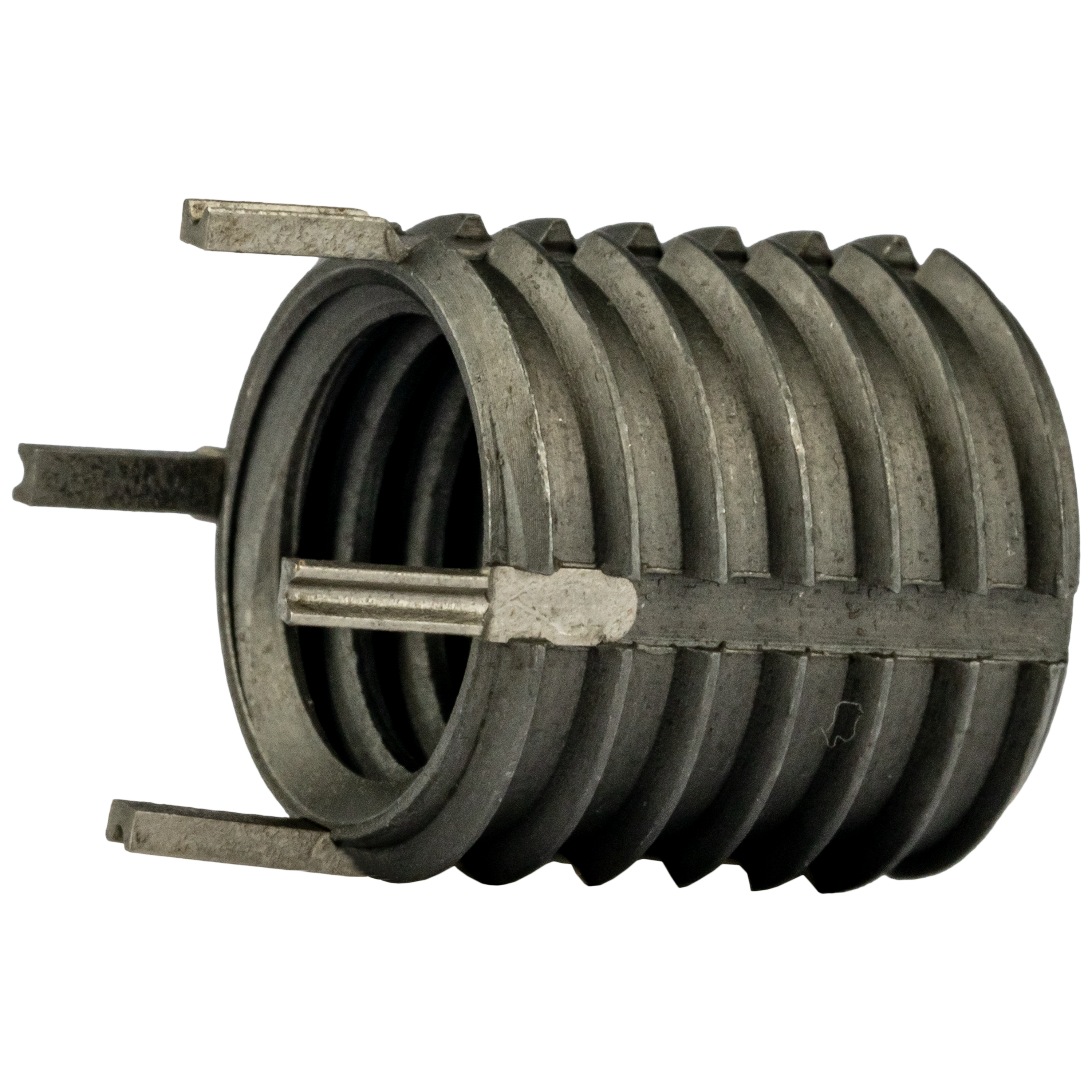 <ul><li>Install with standard drills and taps</li><li>No pre-winder tool required</li><li>Impossible to cross thread while installing</li><li>Solid bushing with locking pins</li><li>No tang break-off</li><li>Positive mechanical lock against rotation</li><li>May be used in virtually any material - aluminum, magnesium, cold rolled steel</li><li>Provides high strength and reliability. One length per size provides maximum pullout strength. Breaks Grade 8 bolts in test after test.</li><li>Easy to remove</li><li>No special skills required. Installation procedures can be learned in minutes.</li><li>Many sizes available in Thinwall and Heavy Duty Thickwall. Metric sizes also available.</li></ul>|